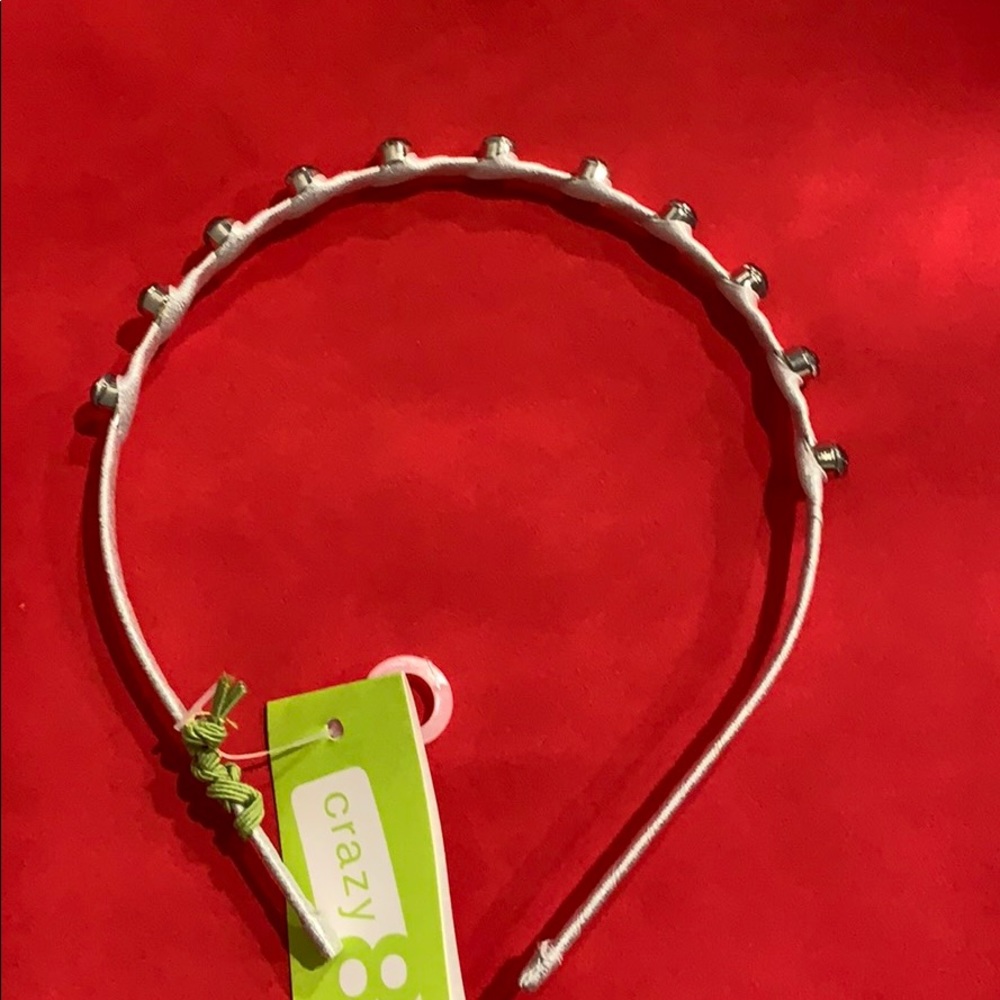 Silver diamond headband